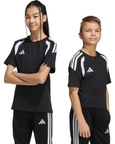 ADIDAS T-SHIRT MANICA CORTA BAMBINO NEGRO