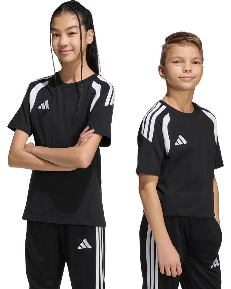 ADIDAS T-SHIRT MANICA CORTA BAMBINO NEGRO