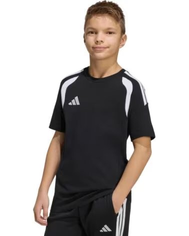ADIDAS T-SHIRT MANICA CORTA BAMBINO NEGRO