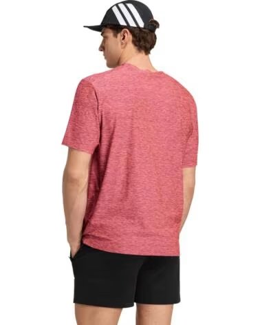 ADIDAS CAMISETA MANGA CORTA HOMBRE ROSA