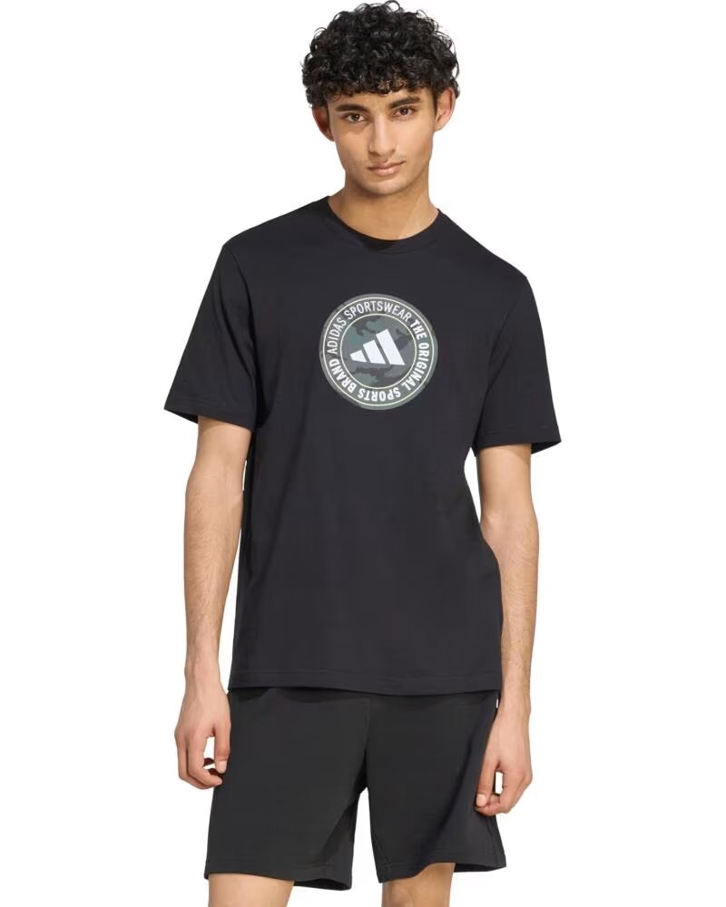 ADIDAS T-SHIRT MANCHES COURTES HOMME NOIR NEGRO