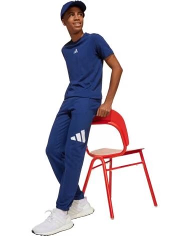 ADIDAS Pantalon De Chandal Je1398 en azul para ninos DKBLUE-WHITE