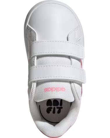 ADIDAS CHAUSSURES DE SPORT FILLE KJ4372 FTWWHT-PNKFUS-BLIPNK