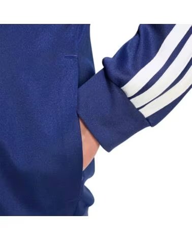 ADIDAS HERREN SPORTJACKE BLAU MIT REISSVERSCHLUSS AZUL