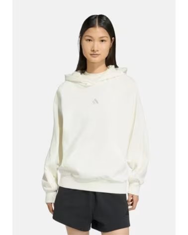ADIDAS SUDADERA CON CAPUCHA MUJER BLANCO