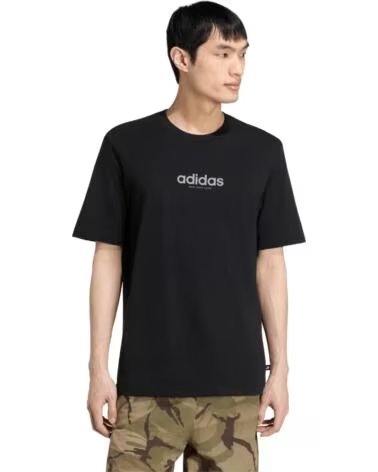 ADIDAS KURZARMSHIRT HERREN SCHWARZ NEGRO