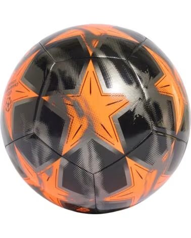 BALLON DE FOOTBALL ADIDAS UEFA CHAMPIONS LEAGUE NOIR ET ORANGE NEGRO
