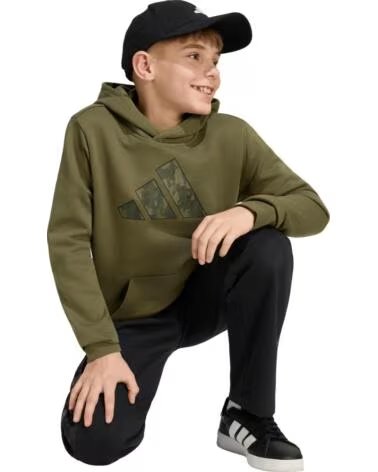 ADIDAS SWEAT-SHIRT À CAPUCHE ENFANT VERT VERDE