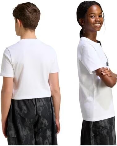 ADIDAS CAMISETA MANGA CORTA NIÑO BLANCO