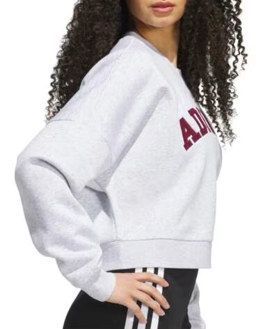 SUDADERA ADIDAS DE MUJER GRIS