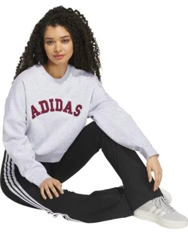 SUDADERA ADIDAS DE MUJER GRIS