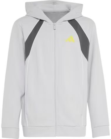 ADIDAS ABRIGO CON CAPUCHA PARA NIÑOS GRIS