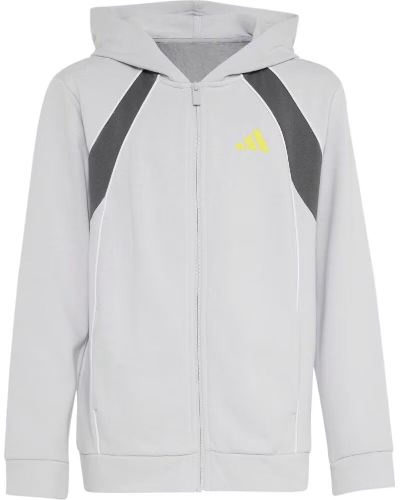 ADIDAS ABRIGO CON CAPUCHA PARA NIÑOS GRIS