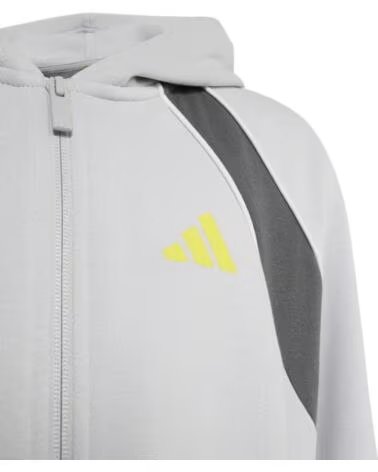 ADIDAS ABRIGO CON CAPUCHA PARA NIÑOS GRIS