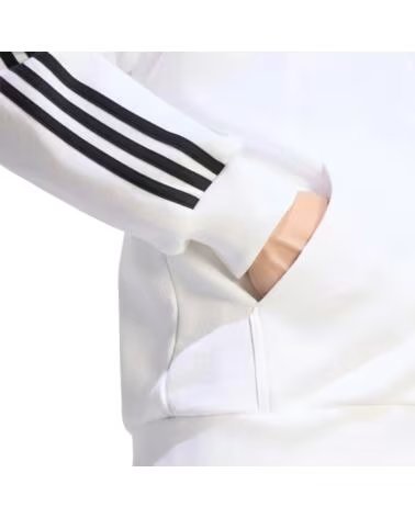 ADIDAS CHAQUETA CON CAPUCHA DE HOMBRE BLANCO