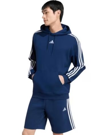 SUDADERA CON CAPUCHA ADIDAS PARA HOMBRE AZUL