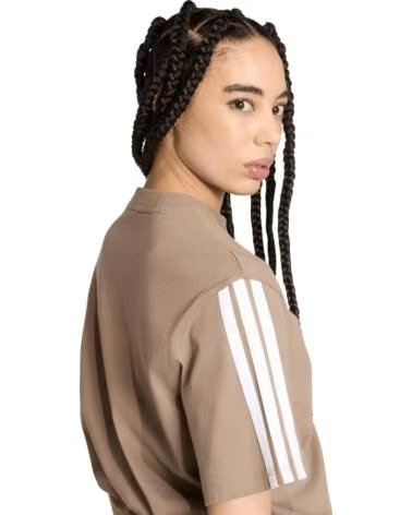 ADIDAS CAMISETA MANGA CORTA MUJER BEIGE