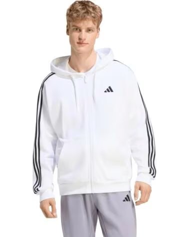 ADIDAS CHAQUETA CON CAPUCHA DE HOMBRE BLANCO
