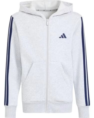 ADIDAS SUDADERA CON CAPUCHA Y CREMALLERA INFANTIL GRIS