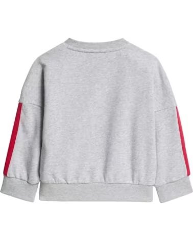 ADIDAS CONJUNTO MENINA CINZENTO E FUCSIA GRIS