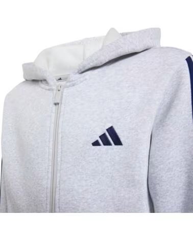 ADIDAS SUDADERA CON CAPUCHA Y CREMALLERA INFANTIL GRIS