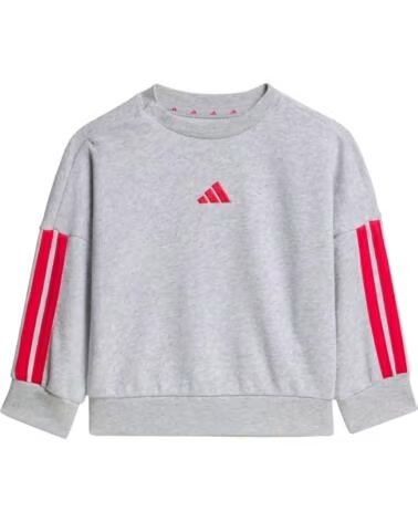 ADIDAS CONJUNTO MENINA CINZENTO E FUCSIA GRIS