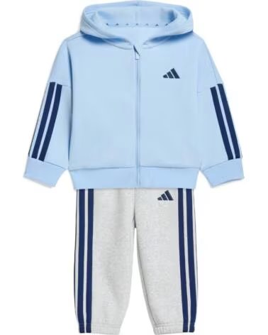 ADIDAS CONJUNTO INFANTIL CON CAPUCHA Y PANTALÓN AZUL