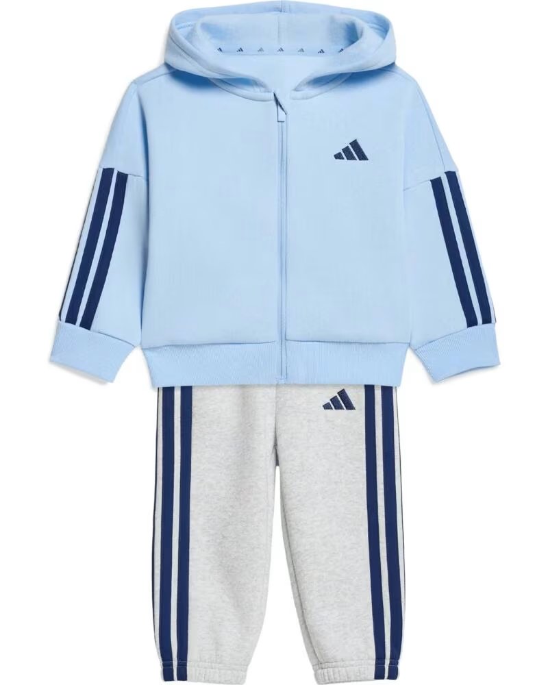 ADIDAS CONJUNTO INFANTIL CON CAPUCHA Y PANTALÓN AZUL