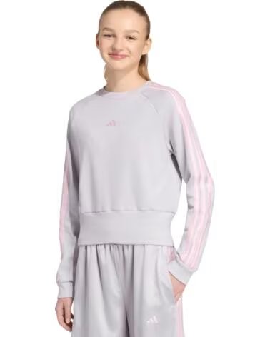 ADIDAS SUDADERA NIÑA GRIS