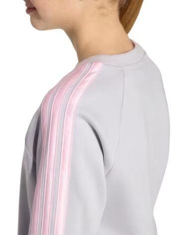 ADIDAS SUDADERA NIÑA GRIS