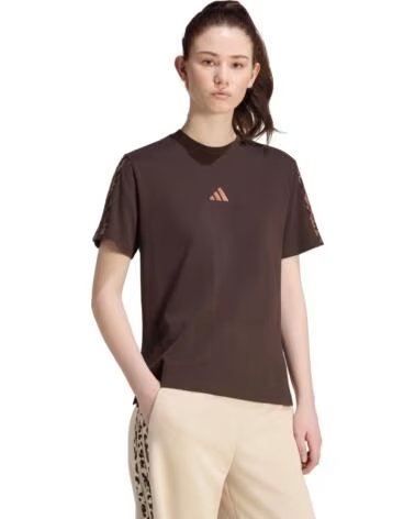 ADIDAS CAMISETA MANGA CORTA MUJER MARRÓN