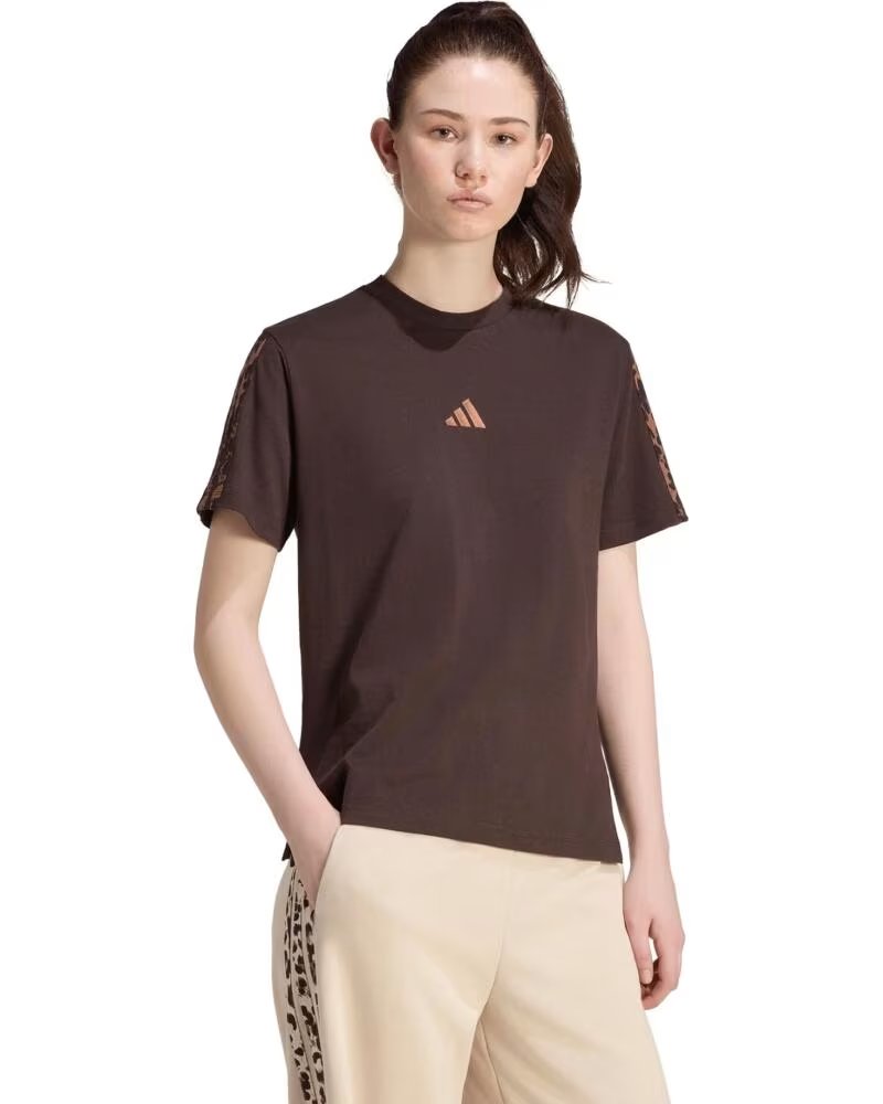 ADIDAS CAMISETA MANGA CORTA MUJER MARRÓN