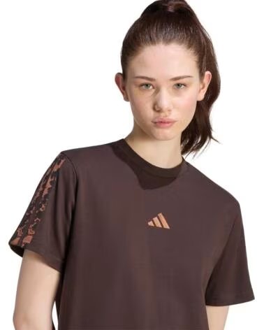 ADIDAS CAMISETA MANGA CORTA MUJER MARRÓN