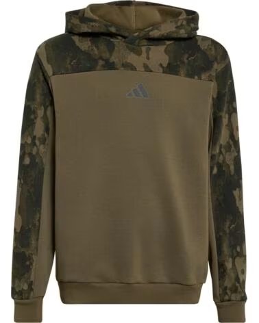 ADIDAS SWEAT-SHIRT À CAPUCHE ENFANT CAMOUFLAGE VERDE