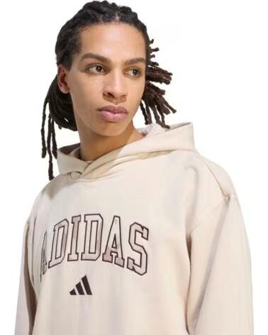 SWEATSHIRT COM CAPUZ ADIDAS MASCULINA EM BEGE BEIGE