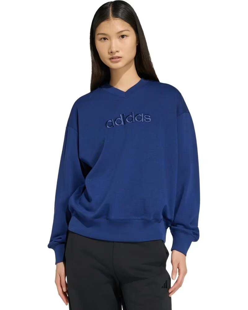 ADIDAS SUDADERA DE MUJER AZUL
