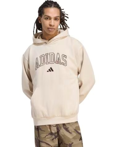SWEATSHIRT COM CAPUZ ADIDAS MASCULINA EM BEGE BEIGE