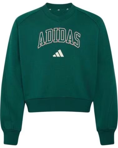 ADIDAS SUDADERA NIÑA VERDE