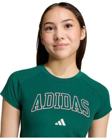 ADIDAS Camiseta Manga Corta Nina en color verde VERDE