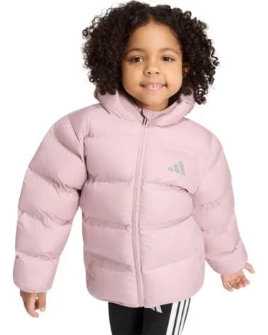ADIDAS CAZADORA ACOLCHADA CON CAPUCHA PARA NIÑA MORADO