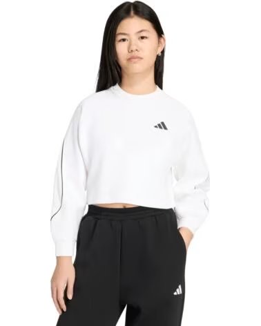 ADIDAS SUDADERA NIÑA BLANCO
