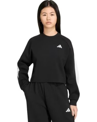 ADIDAS SUDADERA NIÑA NEGRO