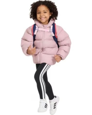 ADIDAS CAZADORA ACOLCHADA CON CAPUCHA PARA NIÑA MORADO