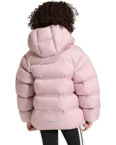 ADIDAS CAZADORA ACOLCHADA CON CAPUCHA PARA NIÑA MORADO