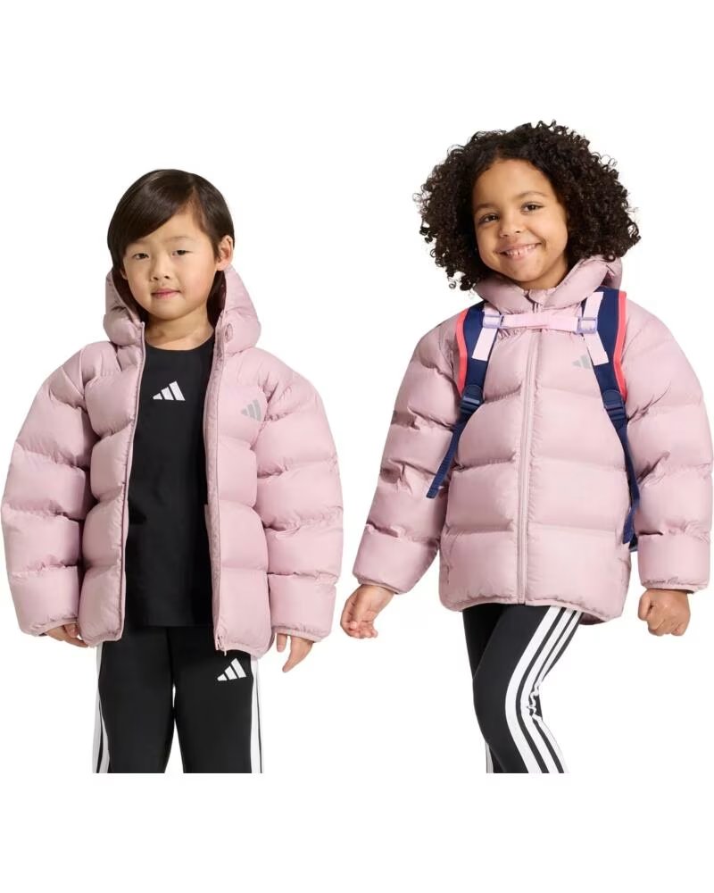 ADIDAS CAZADORA ACOLCHADA CON CAPUCHA PARA NIÑA MORADO
