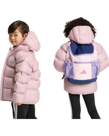 ADIDAS CAZADORA ACOLCHADA CON CAPUCHA PARA NIÑA MORADO