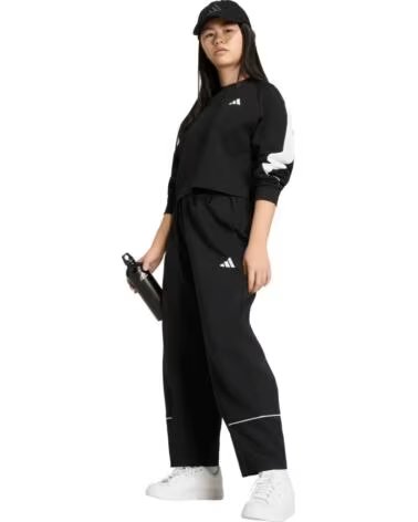 ADIDAS SUDADERA NIÑA NEGRO