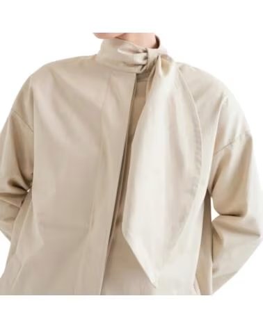 COMPAIA FANTASTICA MANTEAU ANORAK FEMME BEIGE