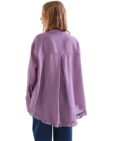 COMPAIA FANTASTICA CHEMISIER FEMME LILA AVEC VOLANTS
