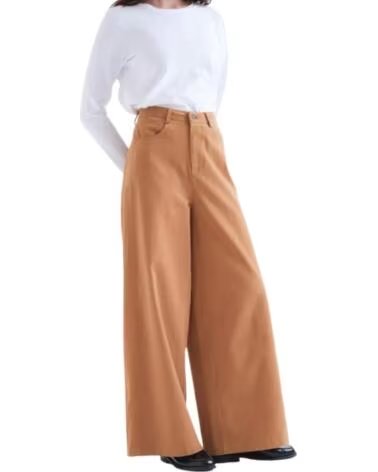 PANTALONES ANCHOS DE MUJER COMPAIA FANTASTICA CAMEL